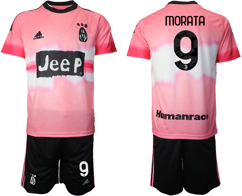 Men 2021 Juventus adidas Human Race #9 soccer jerseys